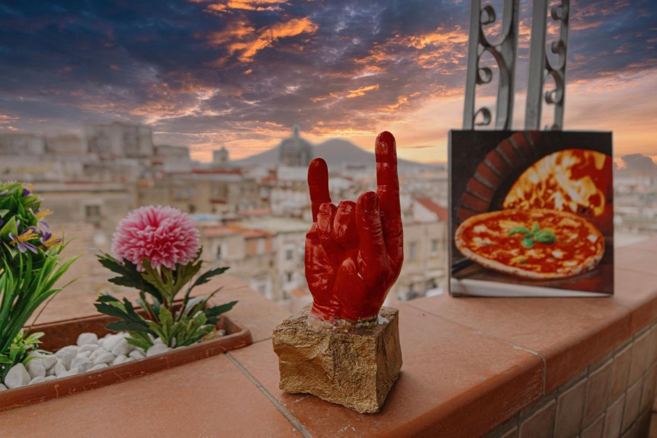 La Terrazza Nel Centro Villa Napels Buitenkant foto